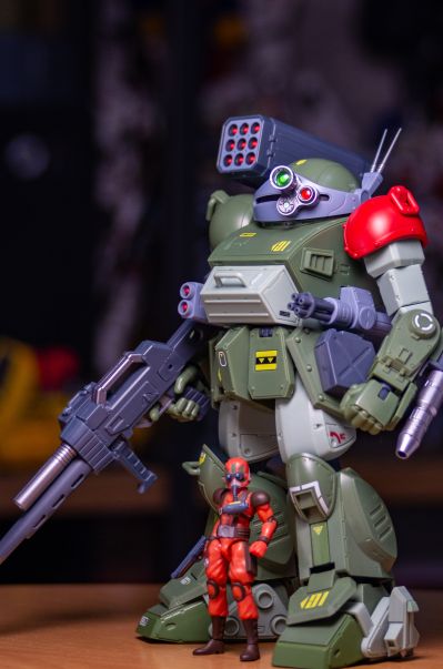 HI-METAL R 装甲骑兵 眼镜斗犬 红色肩部定制型