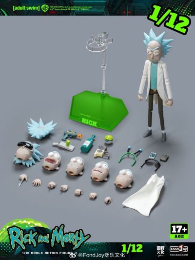 瑞克和莫蒂 瑞克·天才科学疯子set 可动人偶