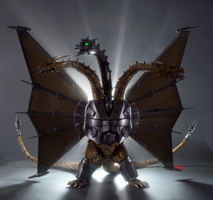 S.H.MonsterArts 哥斯拉大战基多拉 机械基多拉 新宿决战特别套装