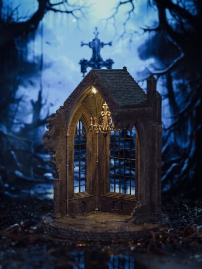 迷你废墟修道院夜灯