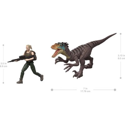 侏罗纪世界 哈蒙德收藏系列双人装可动恐龙模型