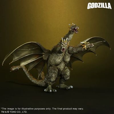 东宝大怪兽系列 著名造型师系列  王者基多拉（2001）激战配色版