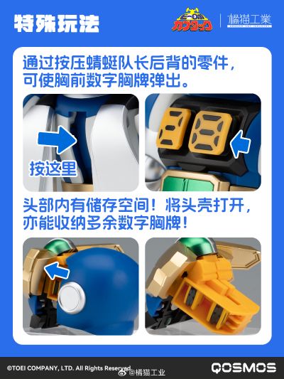 QOSMOS 铁甲小宝系列 第六弹 田德莉娜&蜻蜓队长