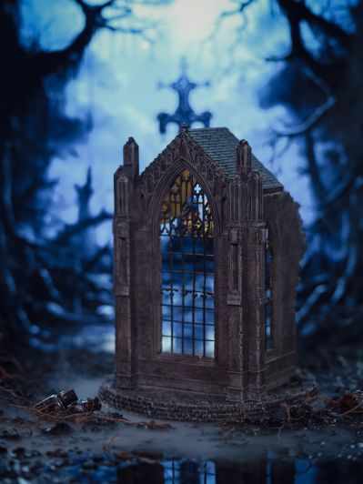 迷你废墟修道院夜灯