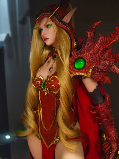 魔兽世界 瓦莉拉 硅胶全身像