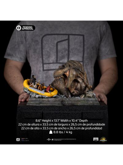 霸王龙雕像河流场景 - 侏罗纪世界：重生 - 半身艺术系列 1/20比例模型