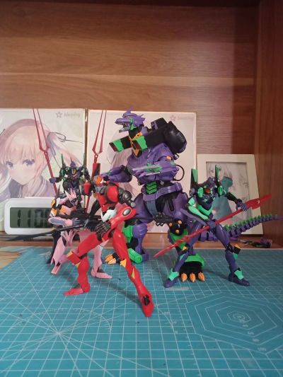 哥斯拉VS新世纪福音战士 3式机龙 EVA初号机配色Ver.