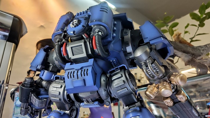 战锤40000 极限战士 救赎者无畏机甲 无畏机甲泰勒斯兄弟