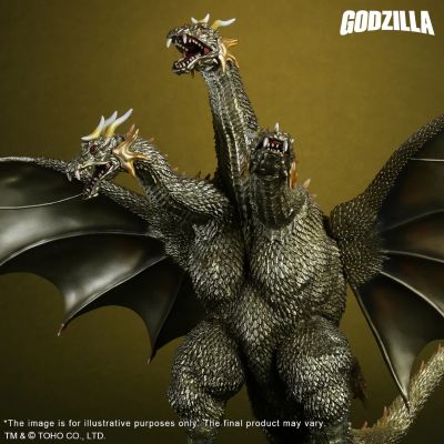 东宝大怪兽系列 著名造型师系列  王者基多拉（2001）激战配色版