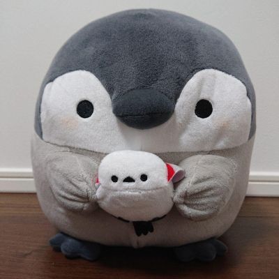 正能量企鹅 邪恶山雀抱抱款大号毛绒玩偶