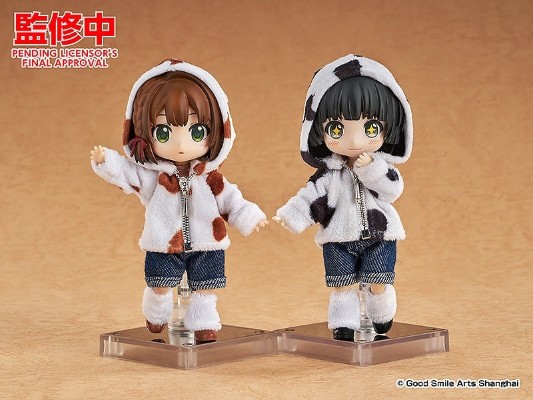 粘土娃 服装套组 动物大衣 牛奶/咖啡牛奶