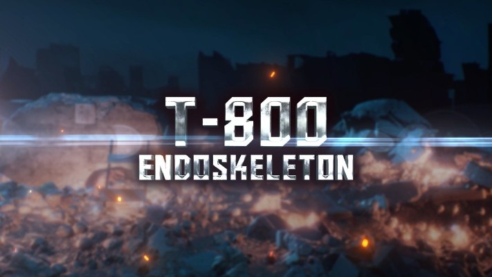 Build Art Masterline 终结者2 T-800 终结者金属骷髅