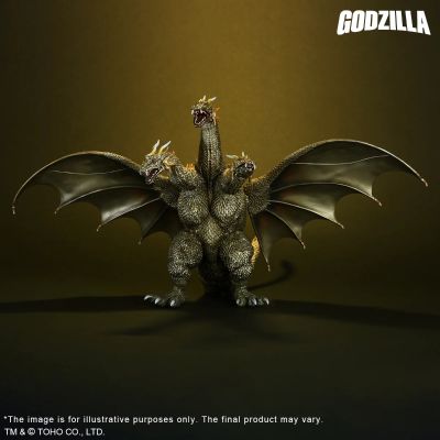 东宝大怪兽系列 著名造型师系列  王者基多拉（2001）激战配色版