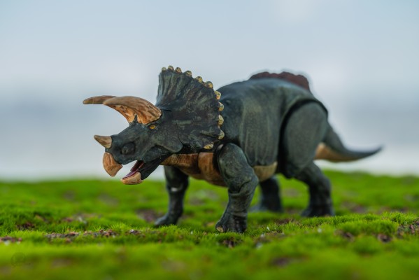 恐龙拼装模型 三角龙