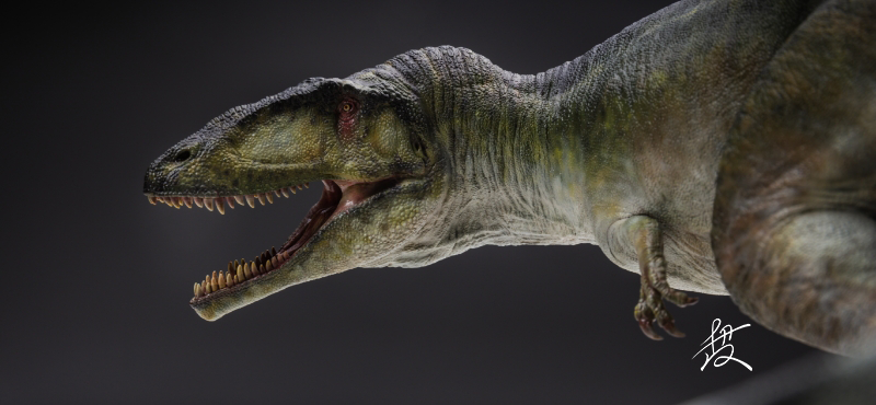 鲨齿龙 1996版 gk雕像