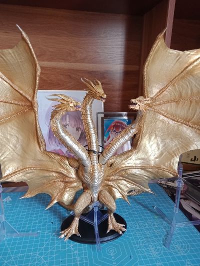 S.H.MonsterArts  哥斯拉2：怪兽之王 基多拉（2019）特别配色版