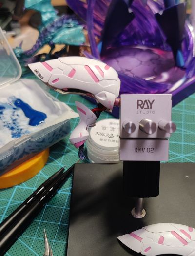 高达手工艺品 量产型卡碧尼/卡碧尼 换装三件套