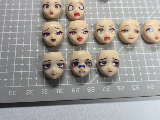 创彩少女庭园 自定义脸部 与 水贴套装 第6弹 【雨间设计】