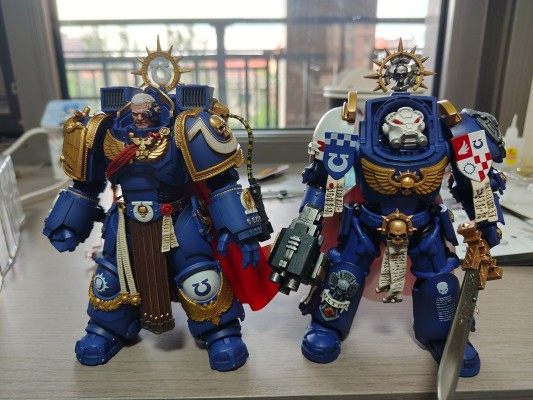 战锤40000：星际战士 极限战士 马尔纽斯·卡尔加，战团长 配备MKⅩ格拉维斯装甲和奥特拉马拳套