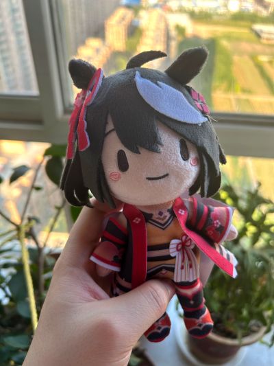 赛马娘/闪耀！优俊少女 Fuwa Petit毛绒玩偶 北部玄驹（S码）