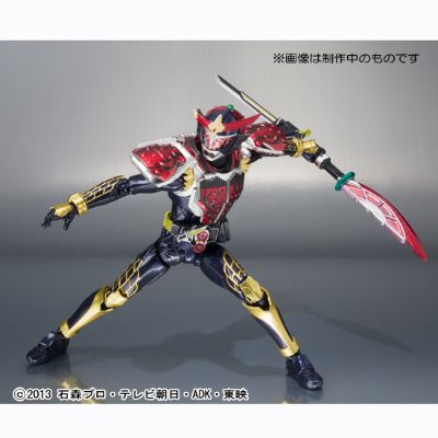 东映英雄网站专属商品  S.H.Figuarts  假面骑士武神铠武 血橙武装《假面骑士联手出击 铠武与巫骑 争夺天下的战国 电影大会战》