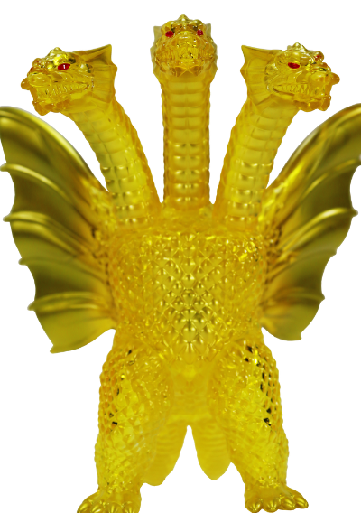 CCP中等尺寸系列 哥斯拉EX【第11弾】王者基多拉（1991） 透明黄版