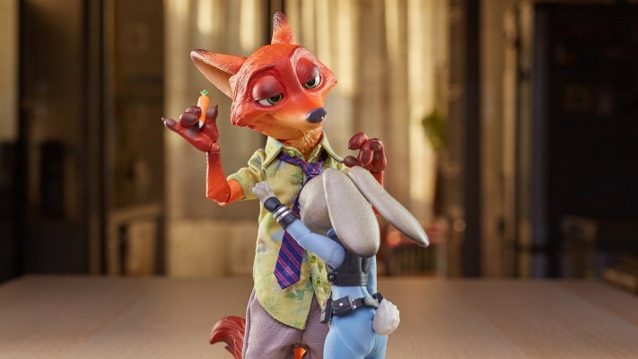 《疯狂动物城》朱迪与尼克 布衣可动人偶套组