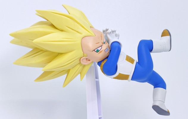 龙珠大魔 超级赛亚人3小贝吉塔 附带背景板的珍藏人偶