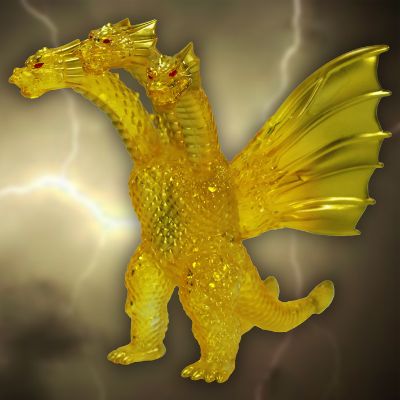 CCP中等尺寸系列 哥斯拉EX【第11弾】王者基多拉（1991） 透明黄版