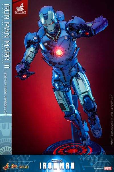 《钢铁侠》钢铁侠Mark3(潜行版)2.0 1:6比例合金珍藏人偶