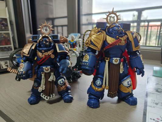 战锤40000：星际战士 极限战士 马尔纽斯·卡尔加，战团长 配备MKⅩ格拉维斯装甲和奥特拉马拳套