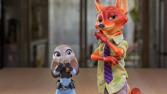 《疯狂动物城》朱迪与尼克 布衣可动人偶套组