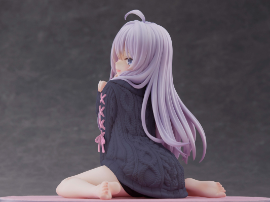 伊蕾娜 针织连衣裙 重涂紫色