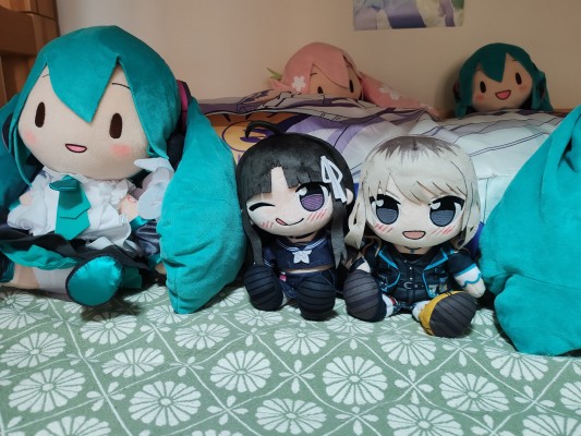 KURIPAN GIRLS BAND CRY 毛绒玩偶 井芹仁菜/河原木桃香/安和昴/海老塚智/鲁帕