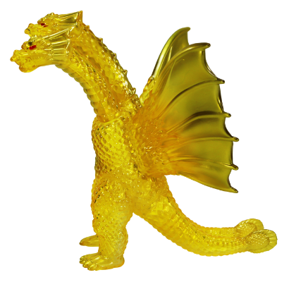 CCP中等尺寸系列 哥斯拉EX【第11弾】王者基多拉（1991） 透明黄版