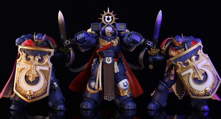 战锤40000：星际战士 极限战士 马尔纽斯·卡尔加，战团长 配备MKⅩ格拉维斯装甲和奥特拉马拳套