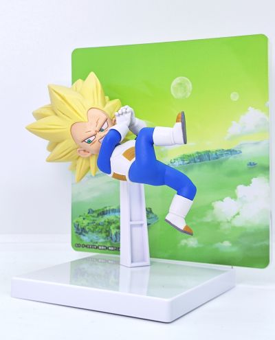 龙珠大魔 超级赛亚人3小贝吉塔 附带背景板的珍藏人偶