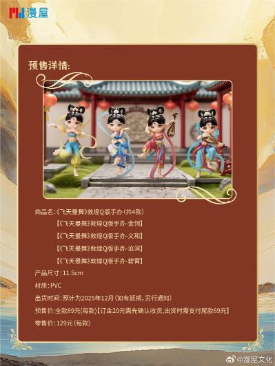 “飞天曼舞”系列Q版明盒