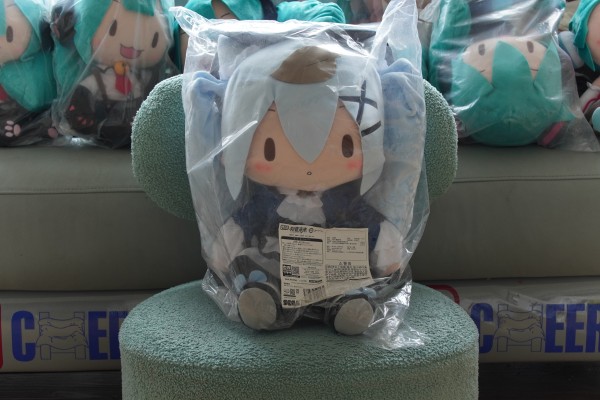 超大毛绒玩偶  初音未来歌姬计划街机版 未来之音 初音未来 猫咪款