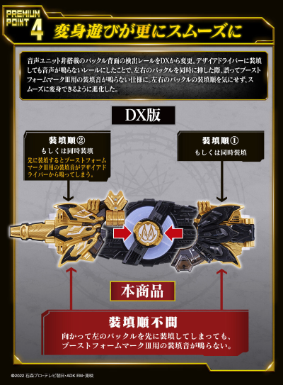 PREMIUM DX 纪念收藏版神裁极狐升级带扣