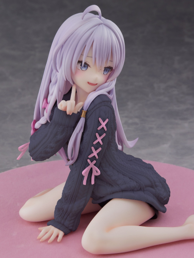 伊蕾娜 针织连衣裙 重涂紫色