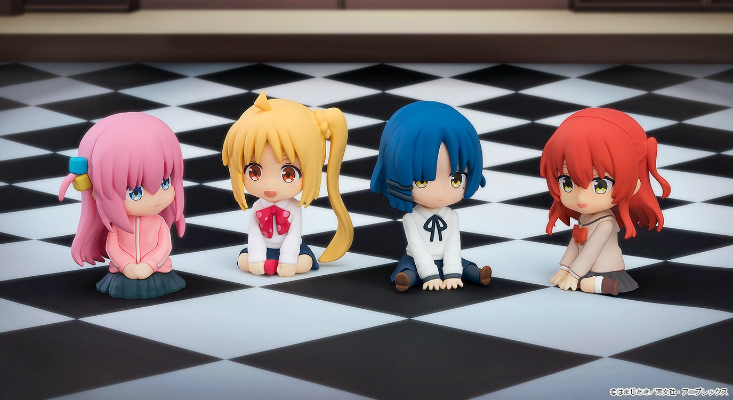 粘土人PLUS 后藤独/伊地知虹夏/山田凉/喜多郁代 橡胶人偶