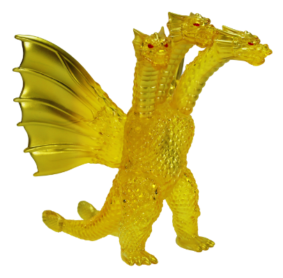 CCP中等尺寸系列 哥斯拉EX【第11弾】王者基多拉（1991） 透明黄版