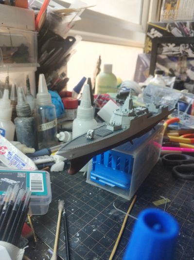 编号：06729 1/700 世界战舰系列 中国海军 055型导弹驱逐舰