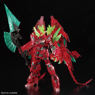 HG 1/144 福冈高达基地专属商品 独角兽高达完美型（毁灭模式） （最终决战样式） GSF版【透明配色】