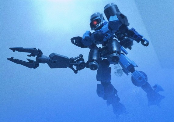 30MM 1/144 bEXM-15 Porta Nova(水下式样)[蓝灰色]