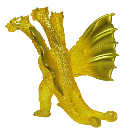 CCP中等尺寸系列 哥斯拉EX【第11弾】王者基多拉（1991） 透明黄版