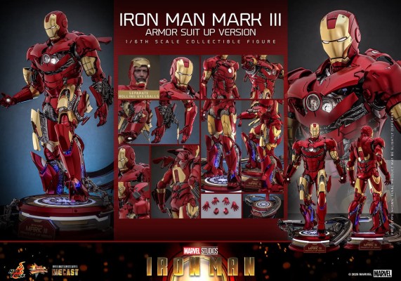 《钢铁侠》钢铁侠Mark 3(着甲版) 1:6比例合金珍藏人偶