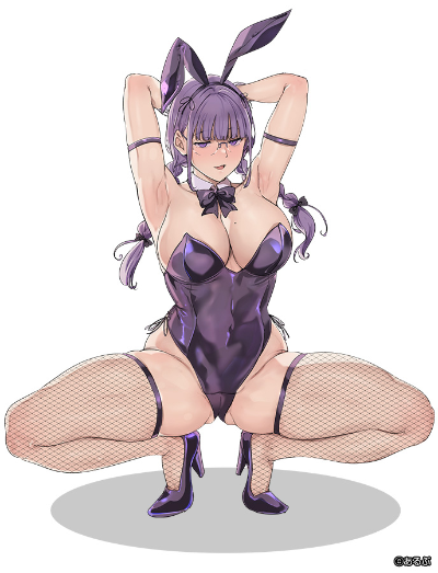 和宅朋友OO的感觉最棒了 三芳 兔女郎