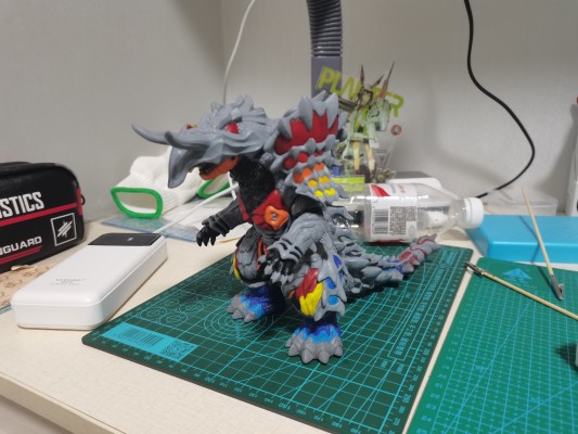 奥特怪兽进阶系列 尼吉卡加绮+阿斯加隆专用模组2装备